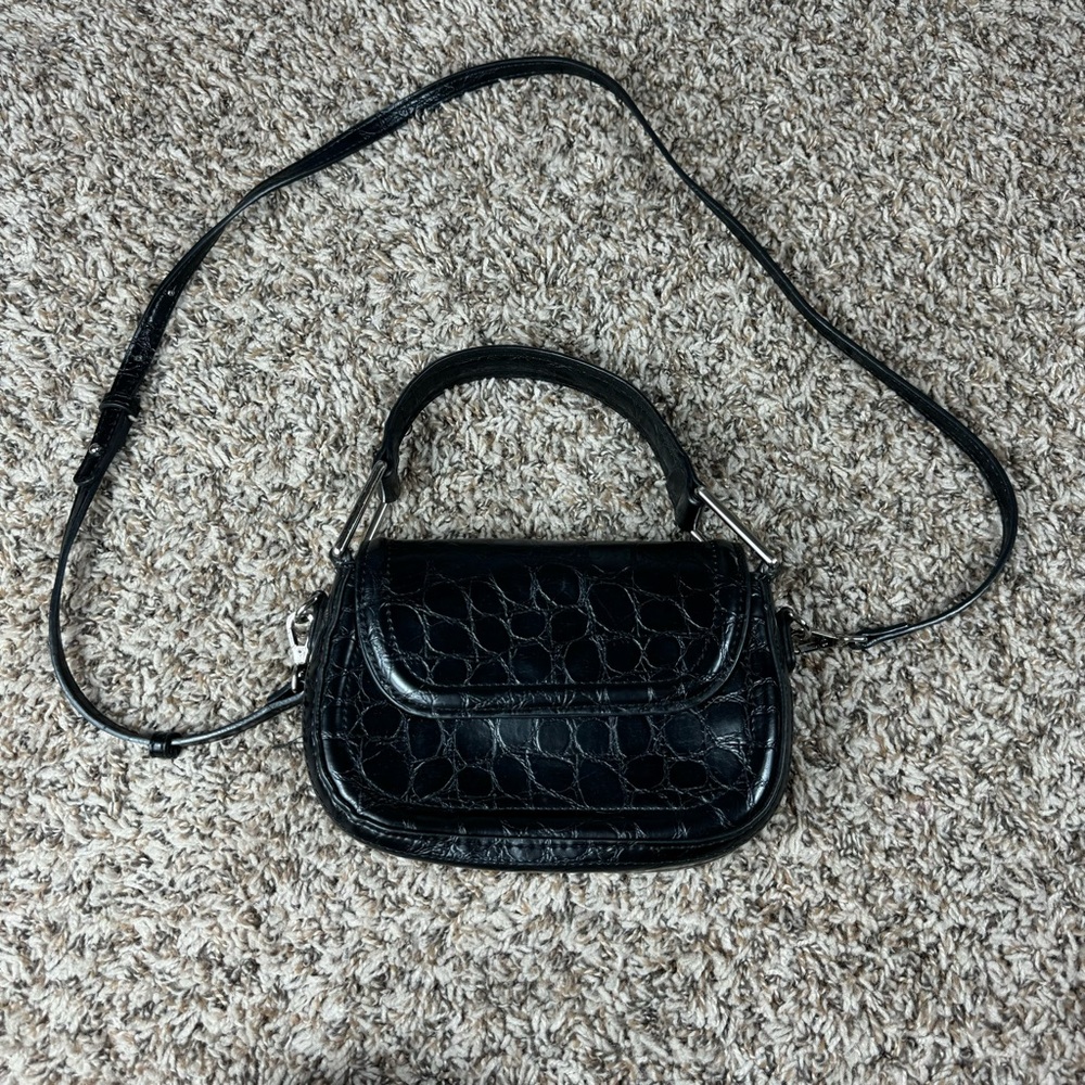 Zara black crossbody purse